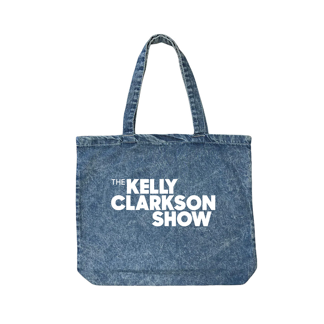 The Kelly Clarkson Show Denim Tote Bag NBC Store