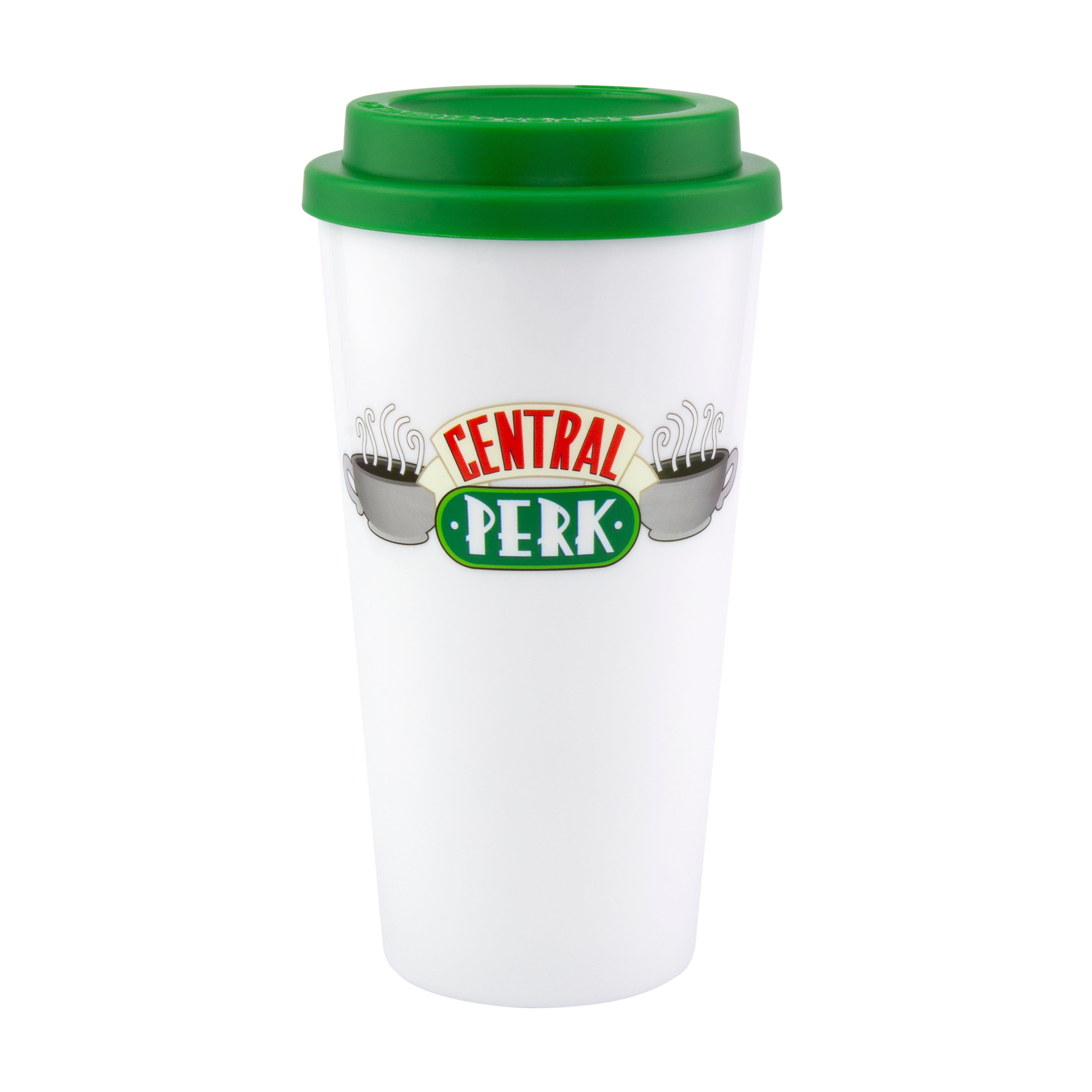 Friends, Central Perk, Pivot Themed 20oz Stainless Steel Tumbler/Travel Mug  with Slider Lid and Straw