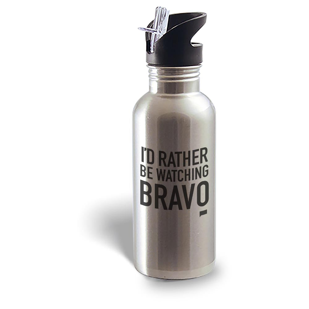 Bravo Gear Rather Be Watching Bravo 20 oz Screw Top Water Bottle with – NBC  Store