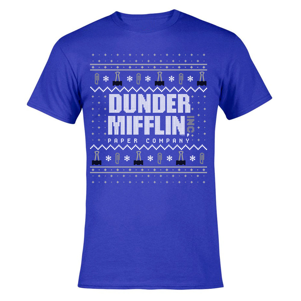 The Office Dunder Mifflin Holiday Men's Short Sleeve T-Shirt – NBC