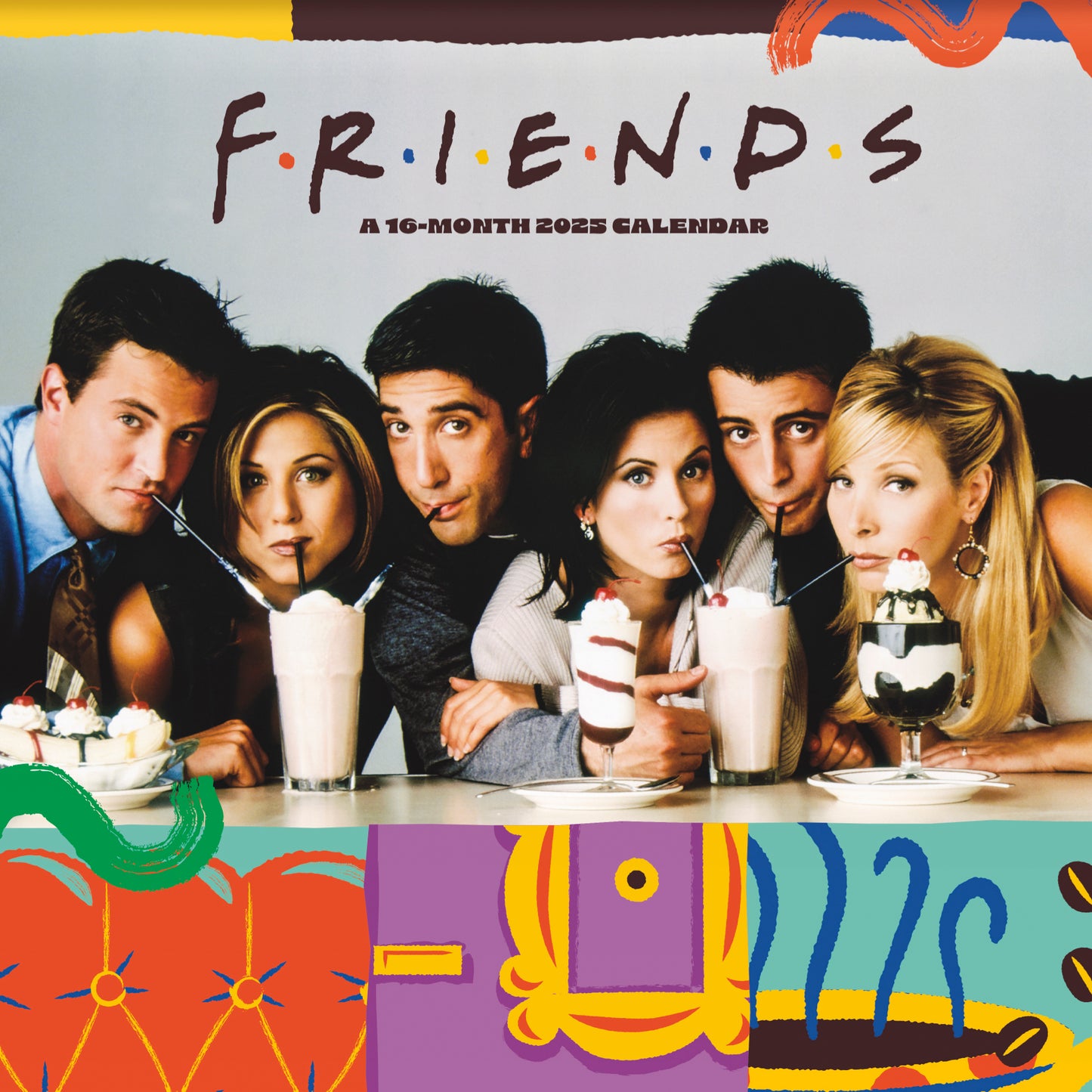 Friends 2025 16-Month Wall Calendar