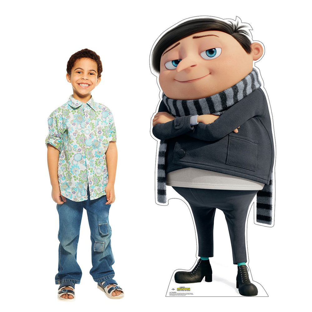 Minions Rise of Gru Young Gru Standee