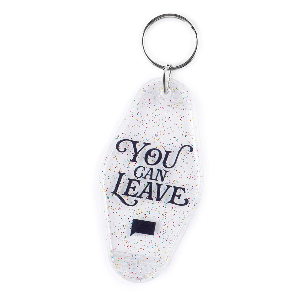 The Real Housewives of Salt Lake City You Can Leave Glitter Hotel Keychain