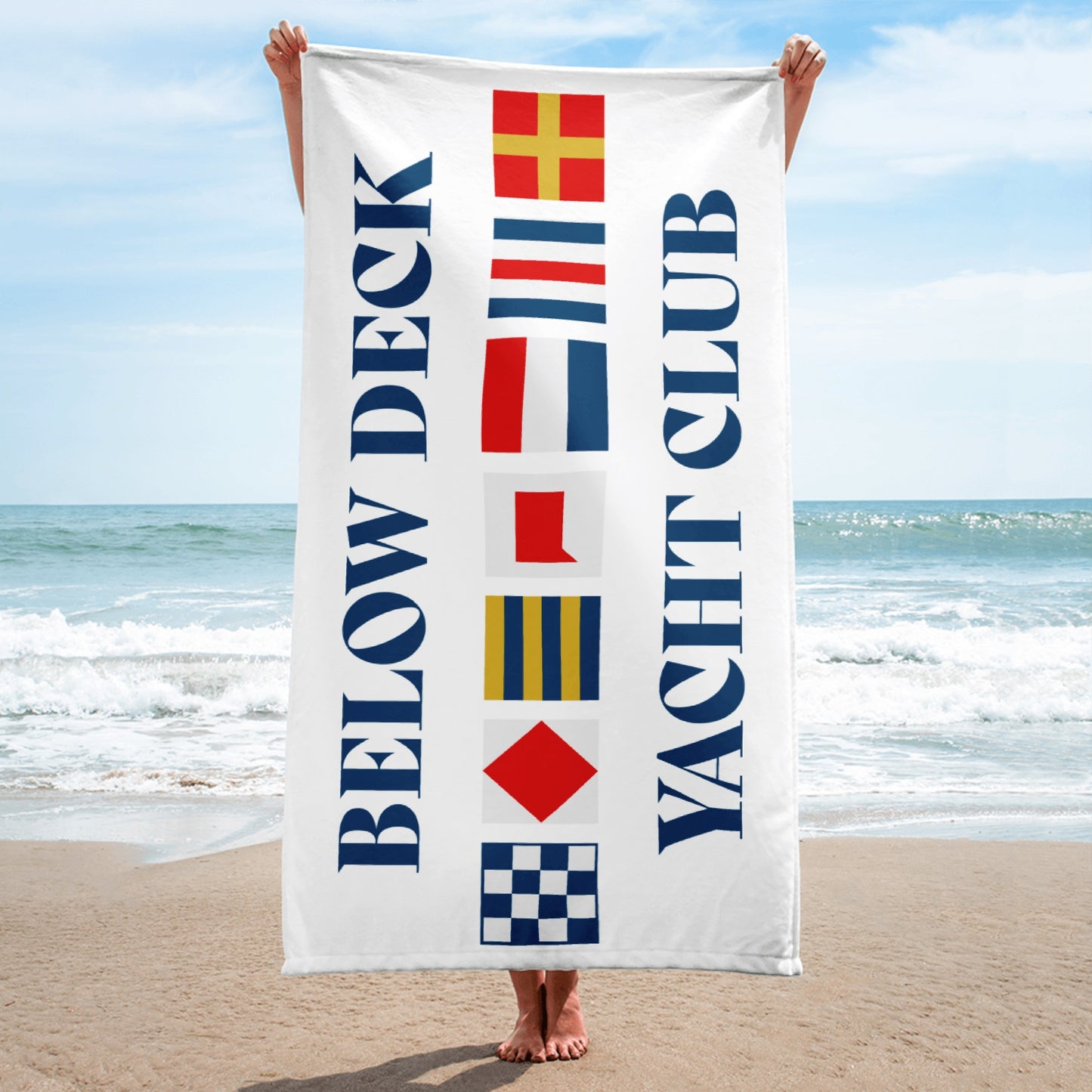 Below Deck Yacht Club Beach Towel