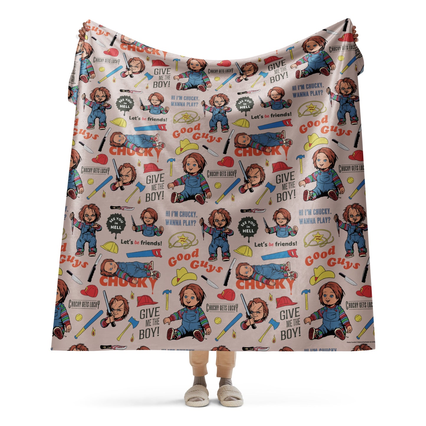 Chucky Good Guys Sherpa Blanket