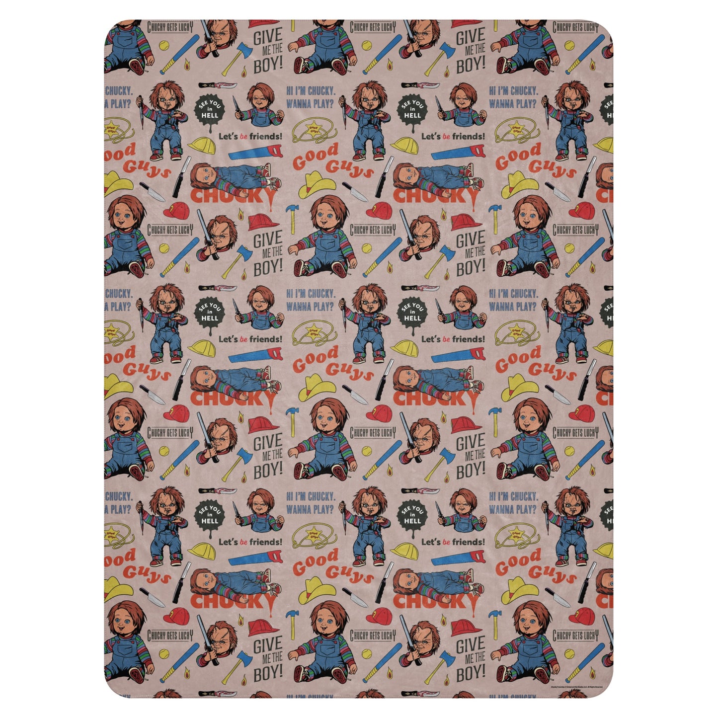 Chucky Good Guys Sherpa Blanket