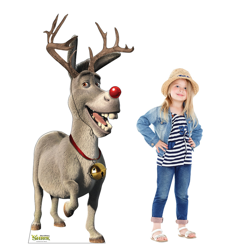 Shrek Donkey Holiday Cardboard Cutout Standee