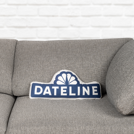 DATELINE Logo Pillow