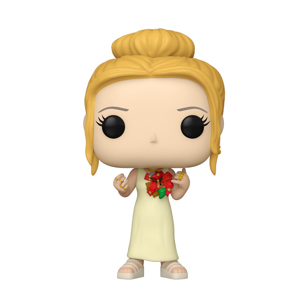 Friends Phoebe Buffay in Yellow Dress and Festive Ribbon Funko Pop! Figure