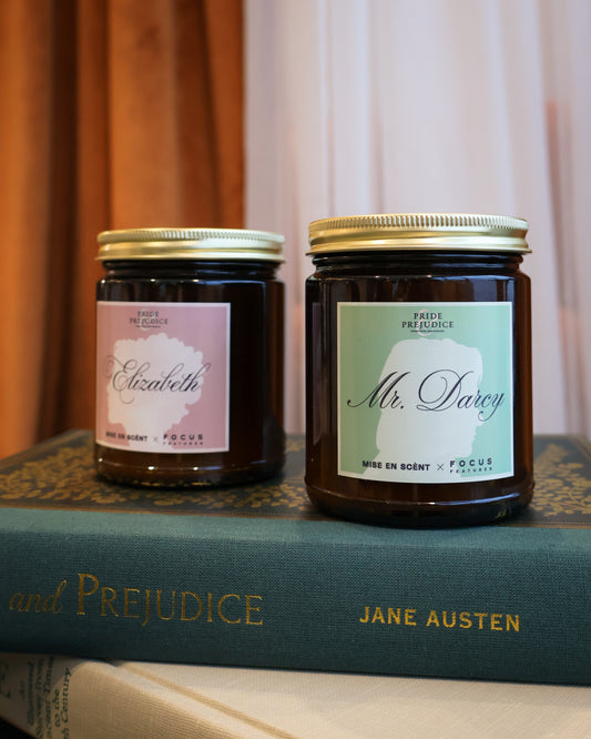 Pride & Prejudice Elizabeth & Mr. Darcy Candle Set