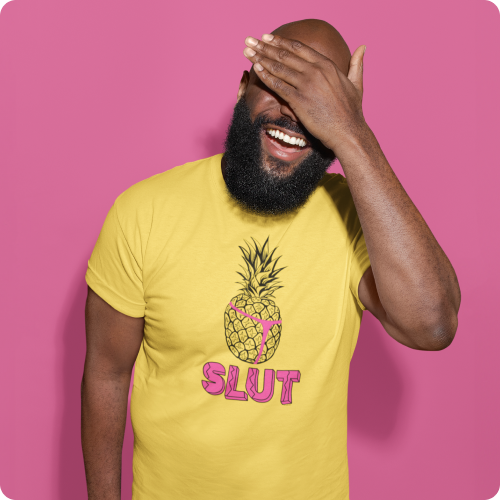 Brooklyn Nine-Nine Captain Holt's Pineapple Slut Adult Short Sleeve T-Shirt  – NBC Store