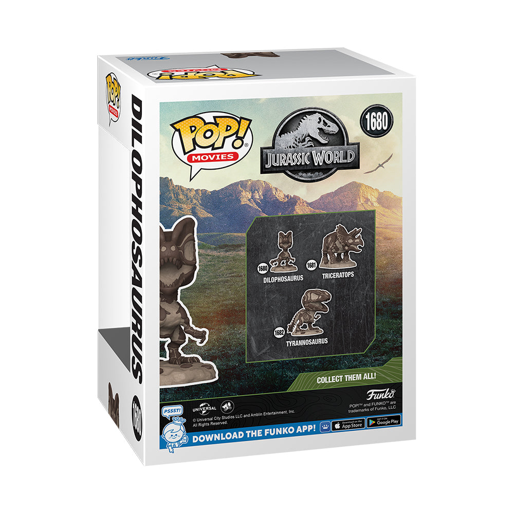 Jurassic Park Fossil Dilophosaurus Funko Pop! Figure