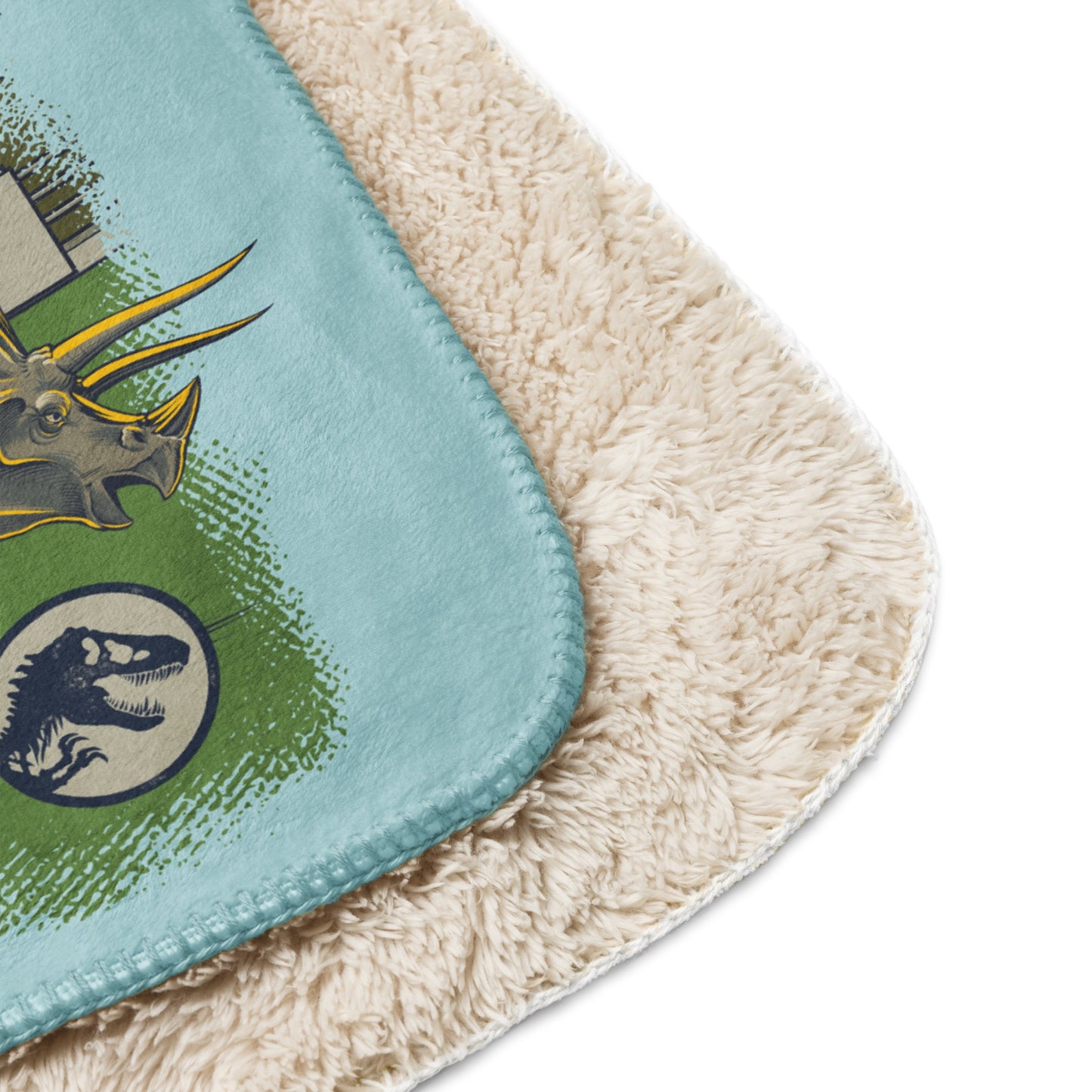 Jurassic Welcome to Jurassic World Sherpa Blanket