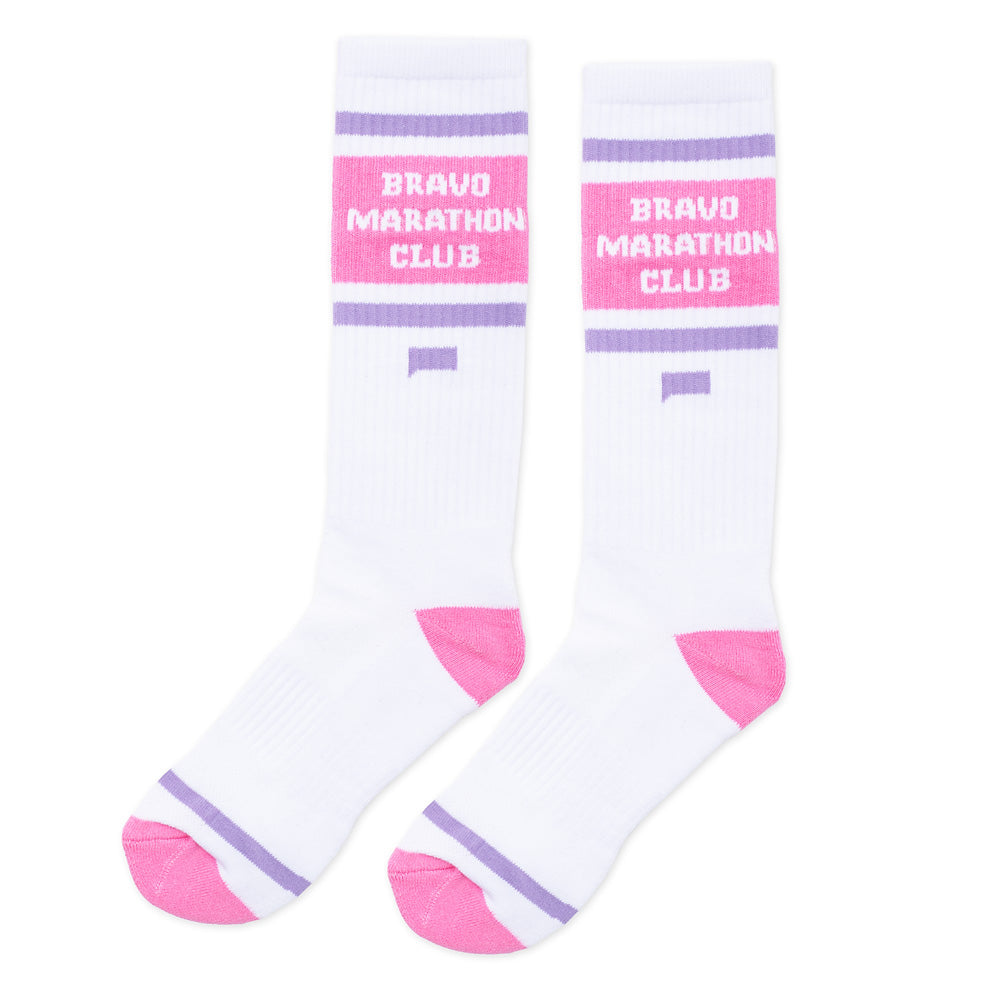 Bravo Marathon Club Athletic Crew Socks