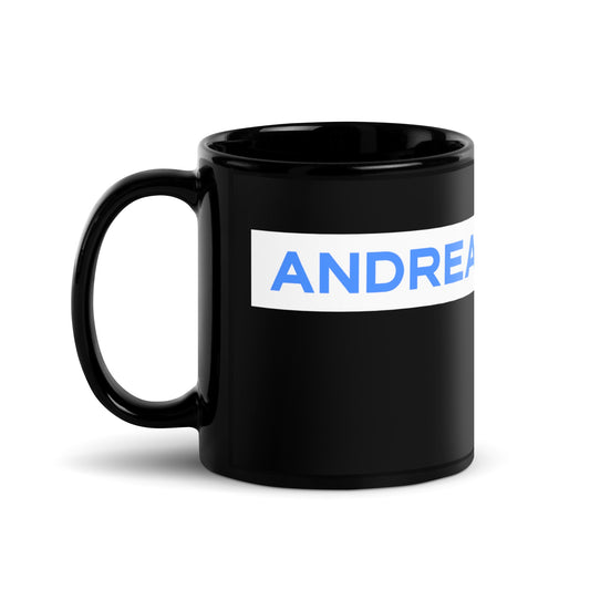 Andrea Mitchell Reports Black Mug