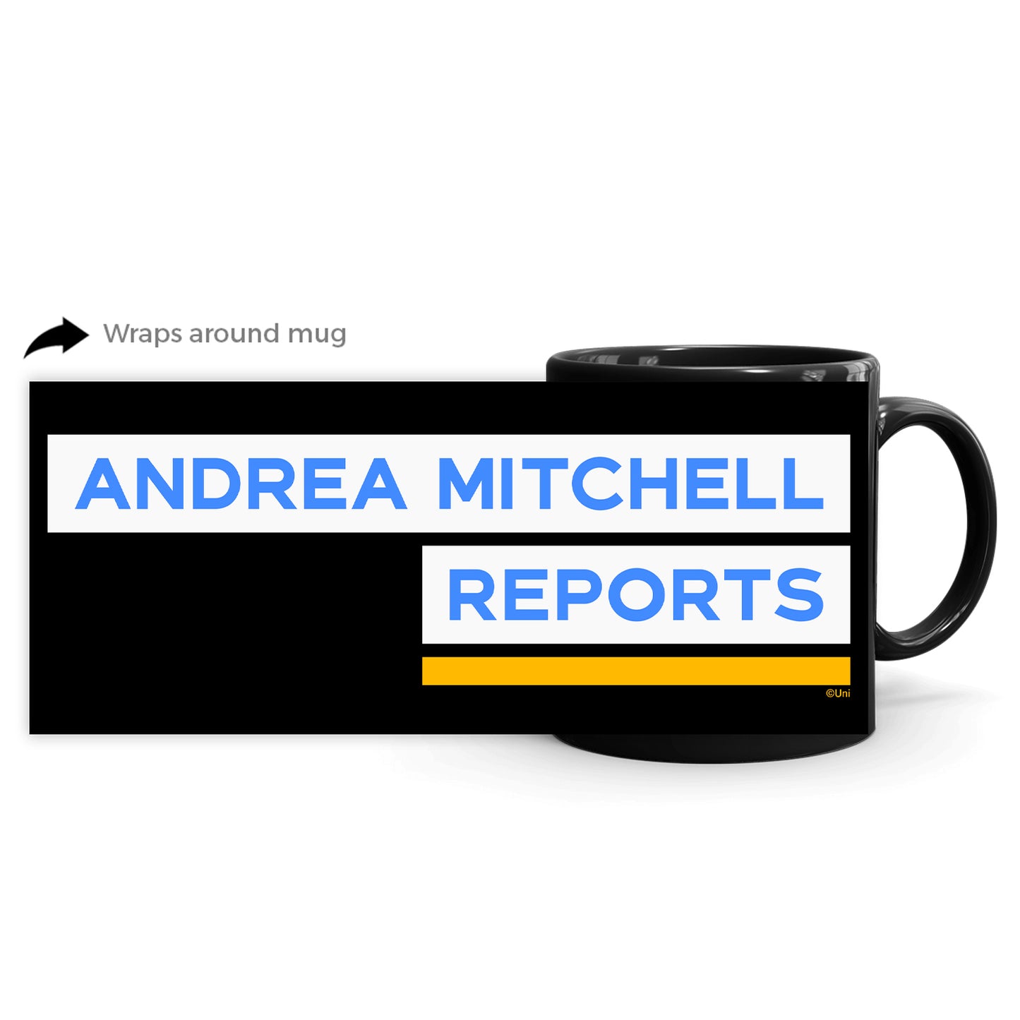 Andrea Mitchell Reports Black Mug