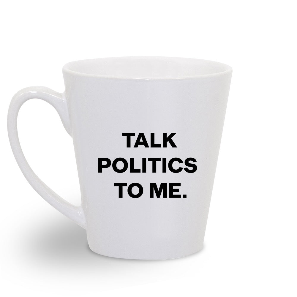 MSNBC Talk Politics To Me Latte Mug