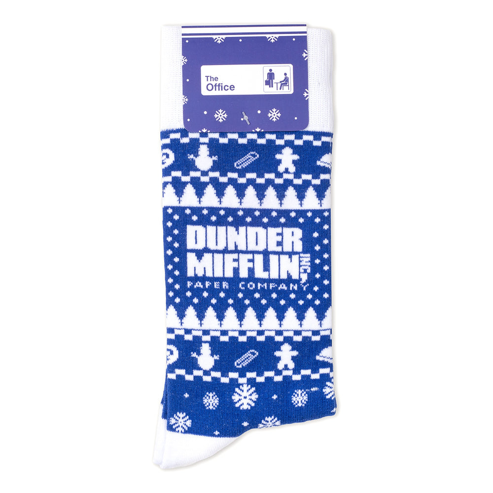 The Office Dunder Mifflin Holiday Socks