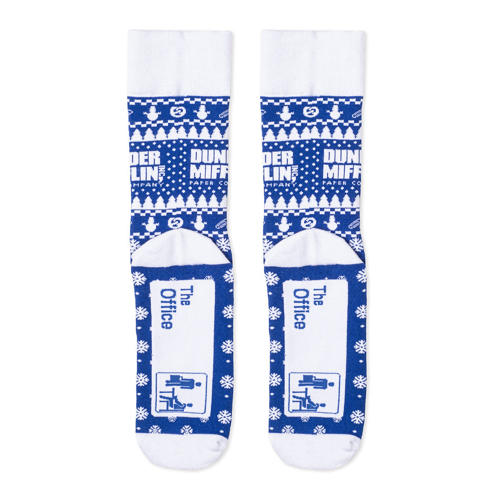 The Office Dunder Mifflin Holiday Socks