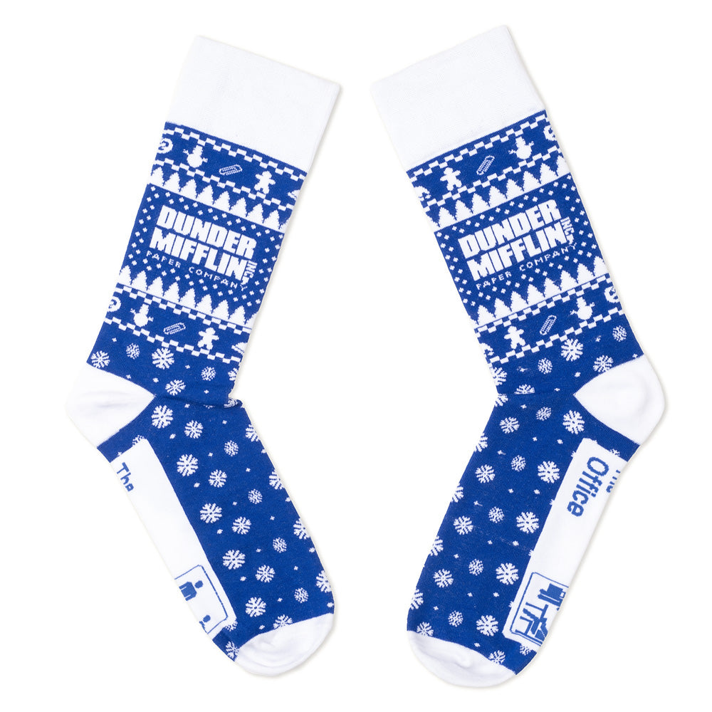 The Office Dunder Mifflin Holiday Socks