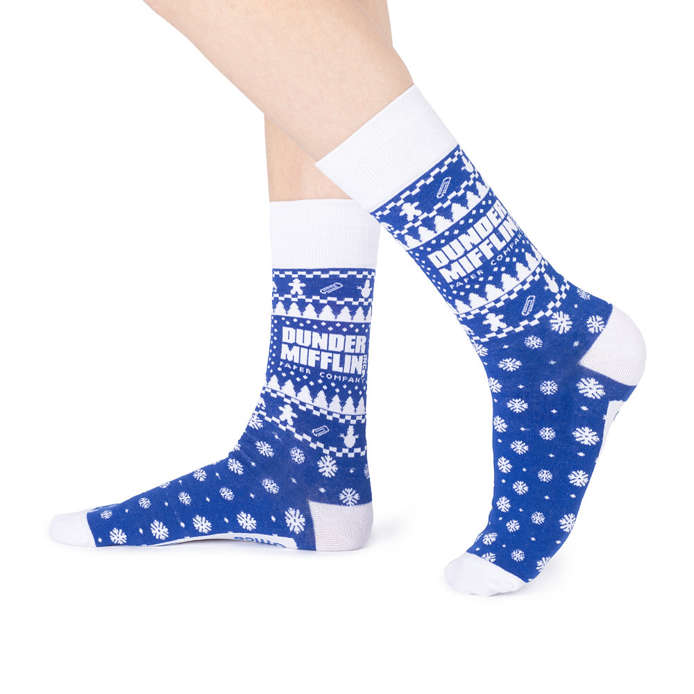 The Office Dunder Mifflin Holiday Socks