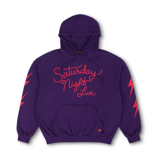 SNL x Aviator Nation Script Logo Relaxed Hoodie