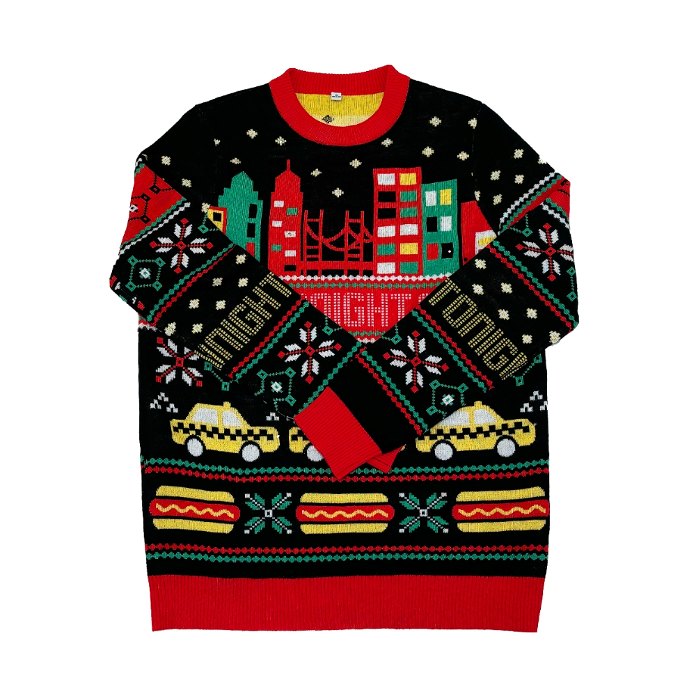 The Tonight Show Starring Jimmy Fallon x Tipsy Elves Light-Up Holiday Sweater