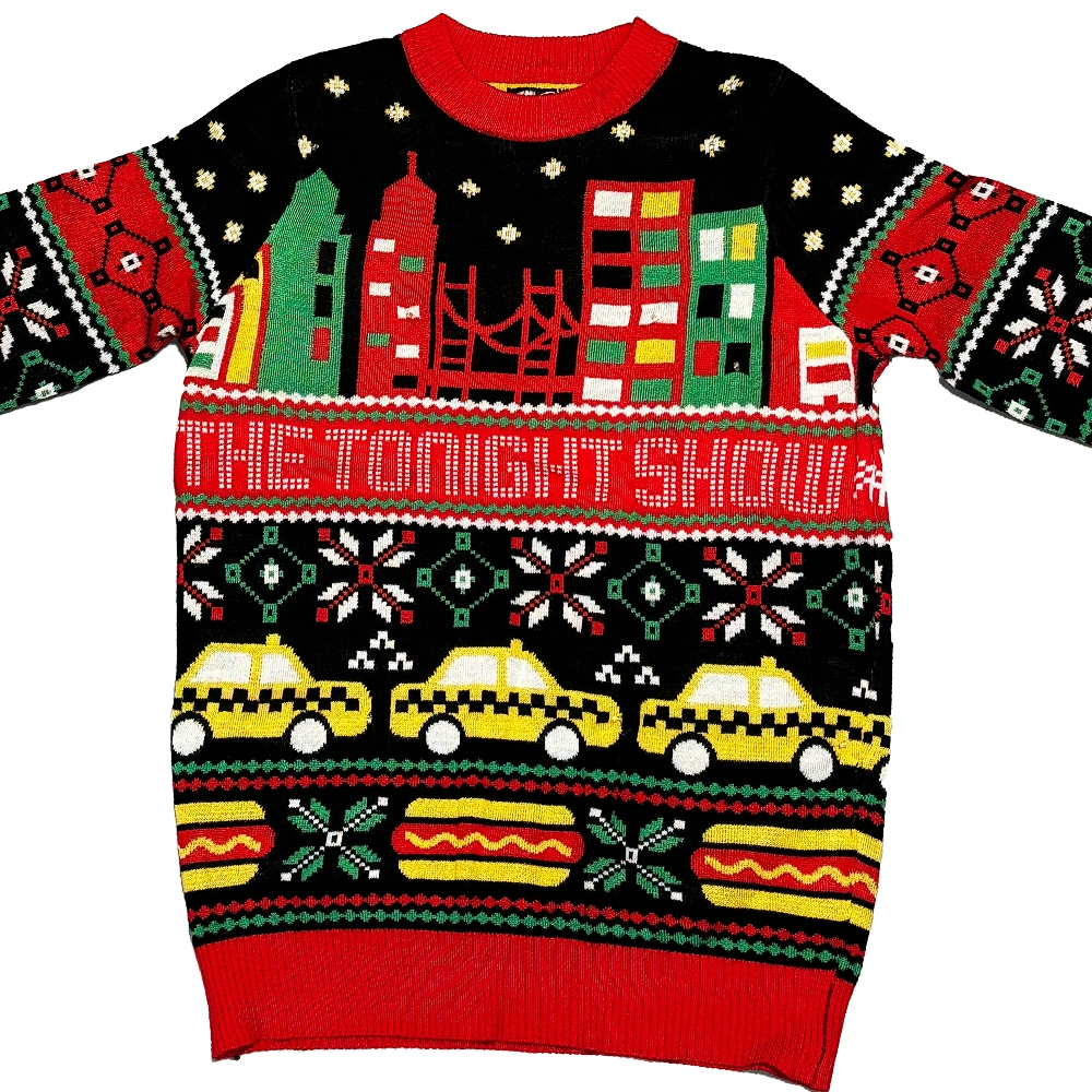 The Tonight Show Starring Jimmy Fallon x Tipsy Elves Light-Up Holiday Sweater