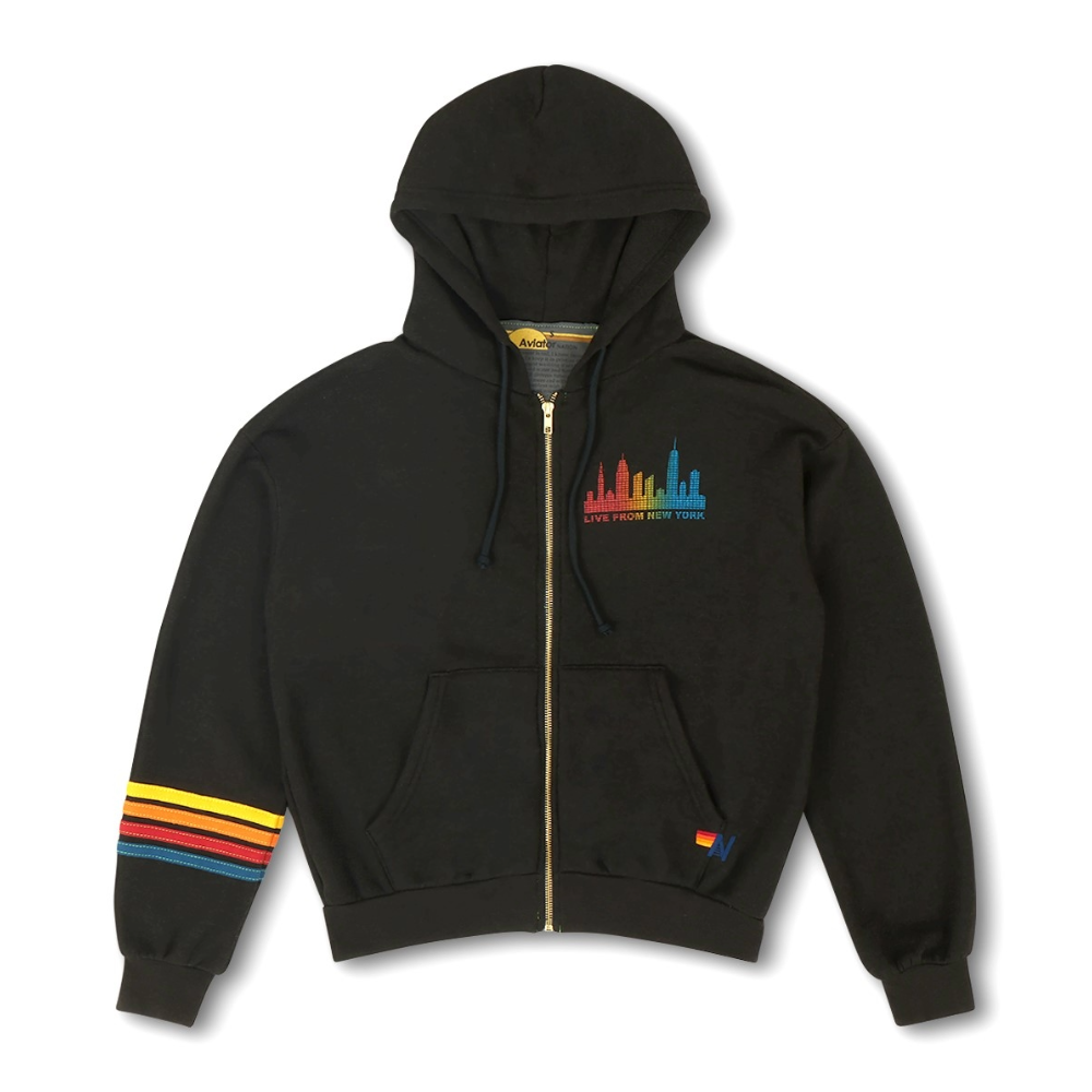 SNL x Aviator Nation NYC Relaxed Zip Hoodie