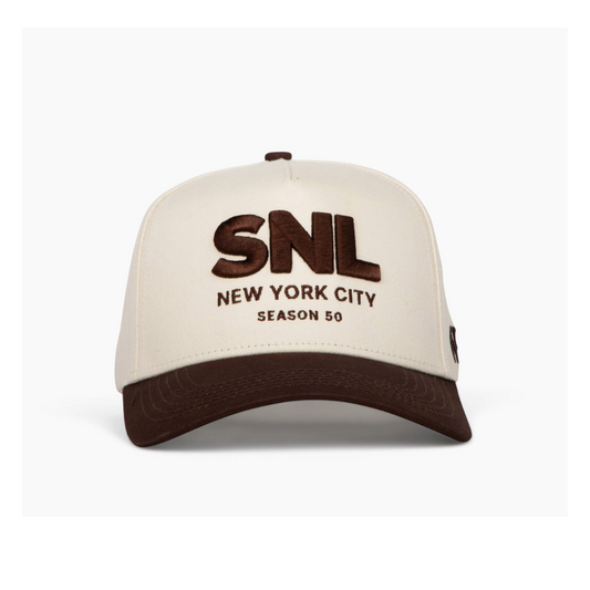 SNL 50 x No Rivals Espresso Snapback Cap