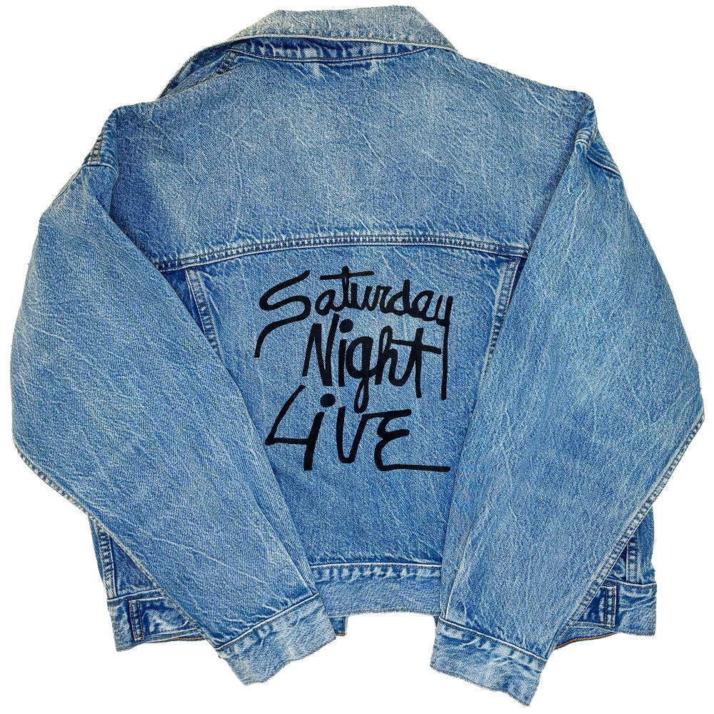 Saturday Night Live 1980 Blue Logo Jacket