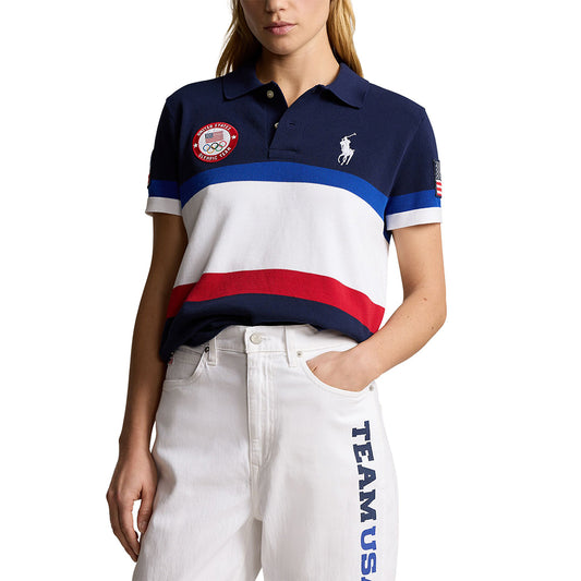 Team USA Flagbearer Women's Polo Shirt - Navy