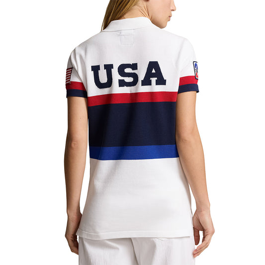 Team USA Closing Ceremony Women's Polo Shirt - White