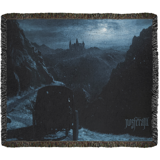 Nosferatu Castle Woven Blanket