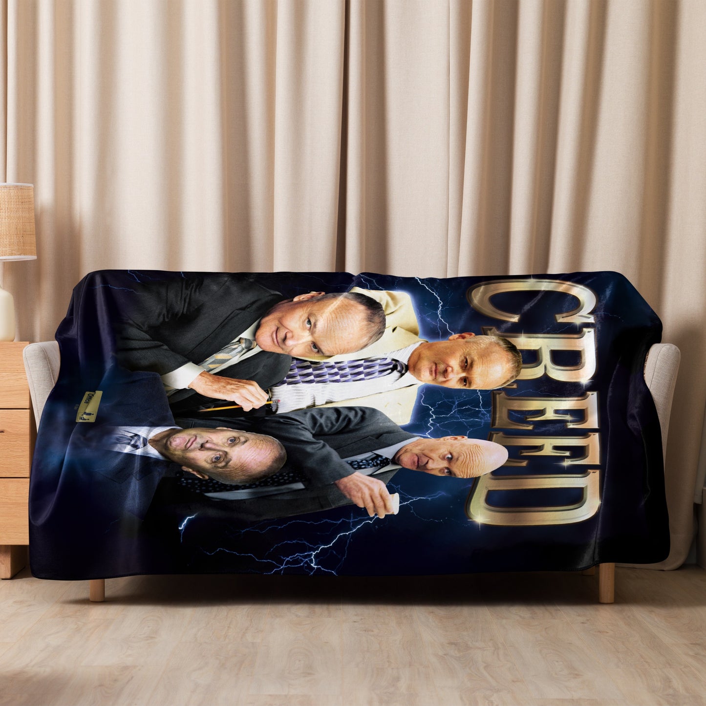 The Office Creed Heartthrob Sherpa Blanket