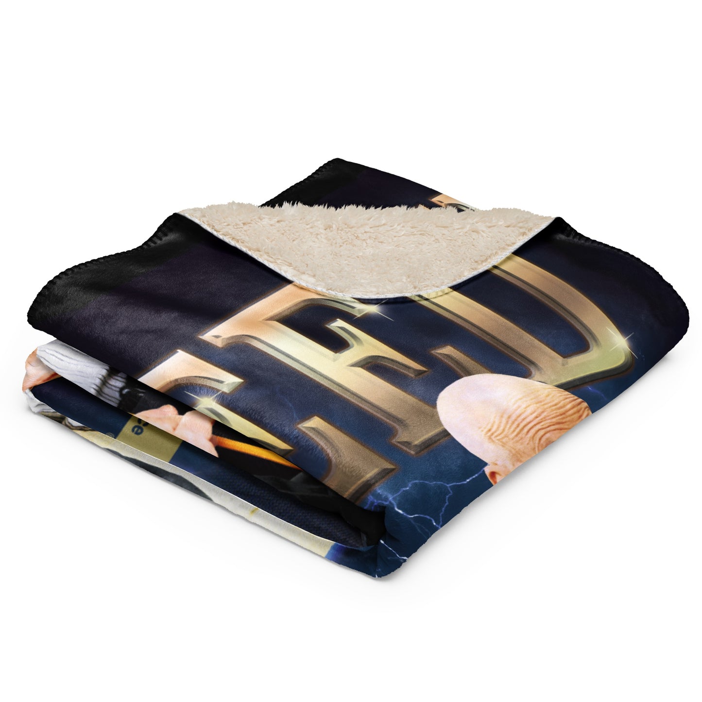 The Office Creed Heartthrob Sherpa Blanket