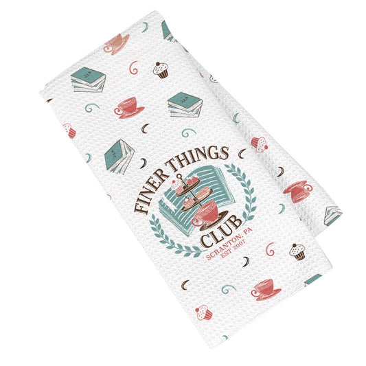 The Office Finer Things Club Kitchen Towel