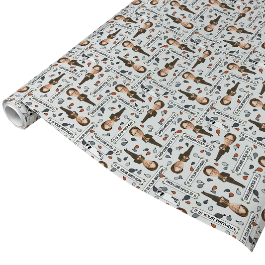 The Office Dwight It Is Your Birthday Satin Gift Wrap