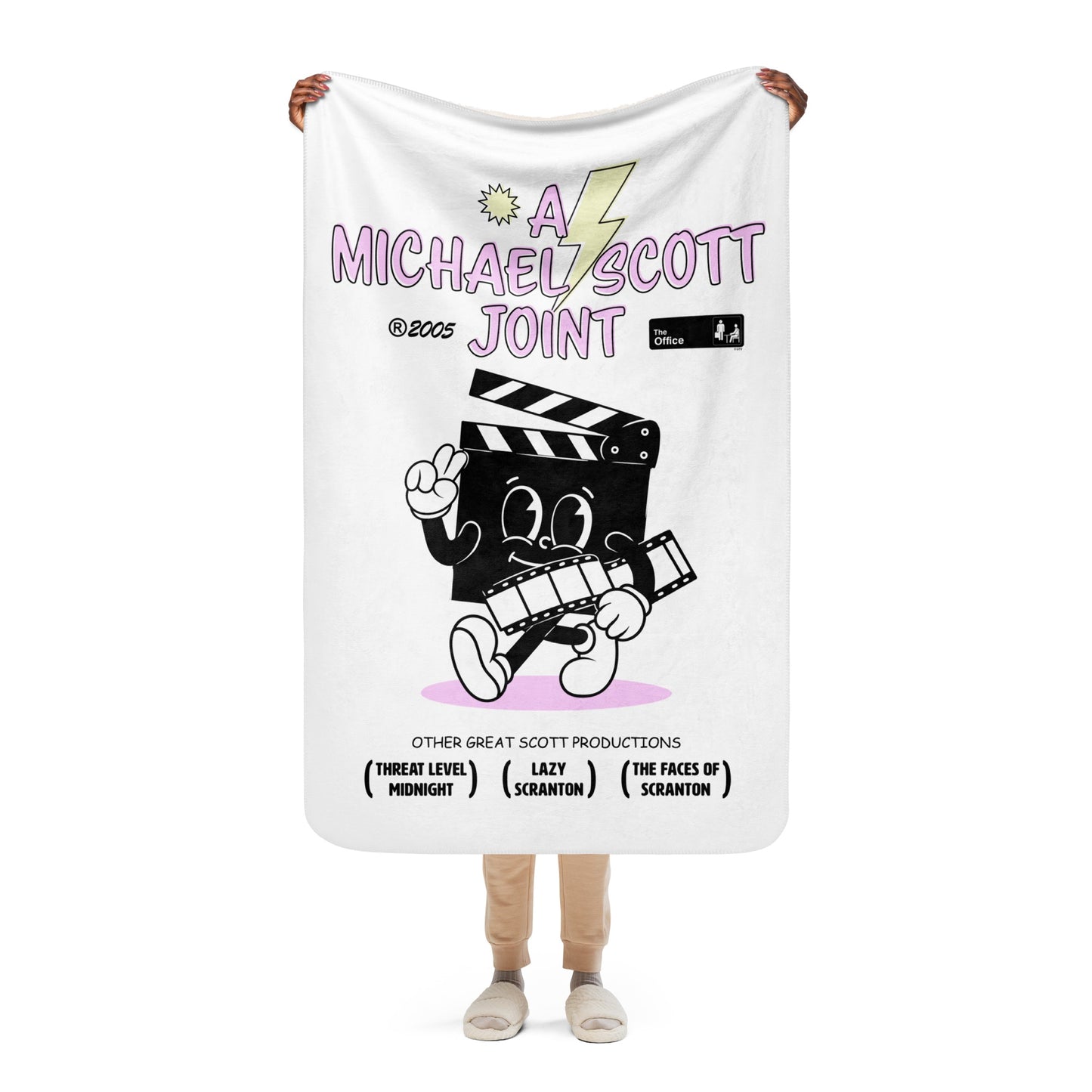 The Office A Michael Scott Joint Sherpa Blanket