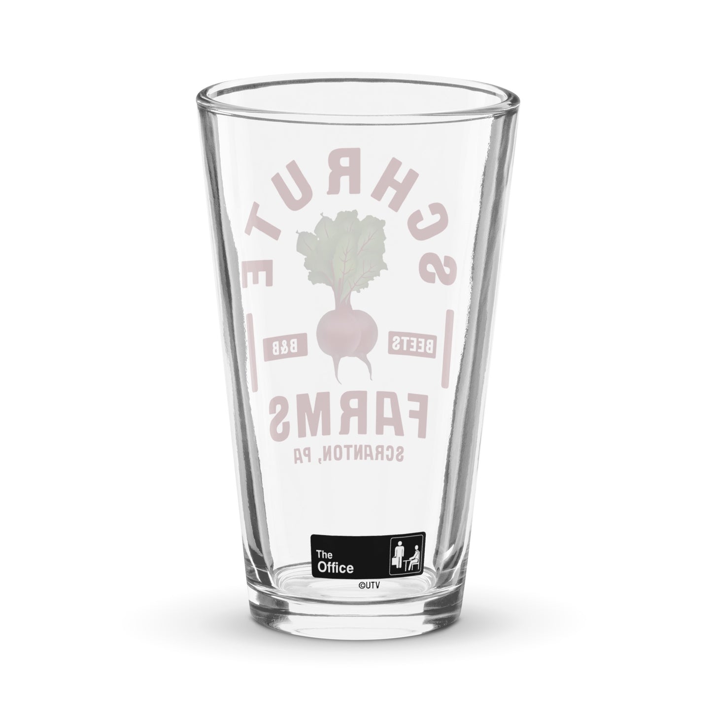 The Office The Office Schrute Farms Pint Glass Shaker Pint Glass