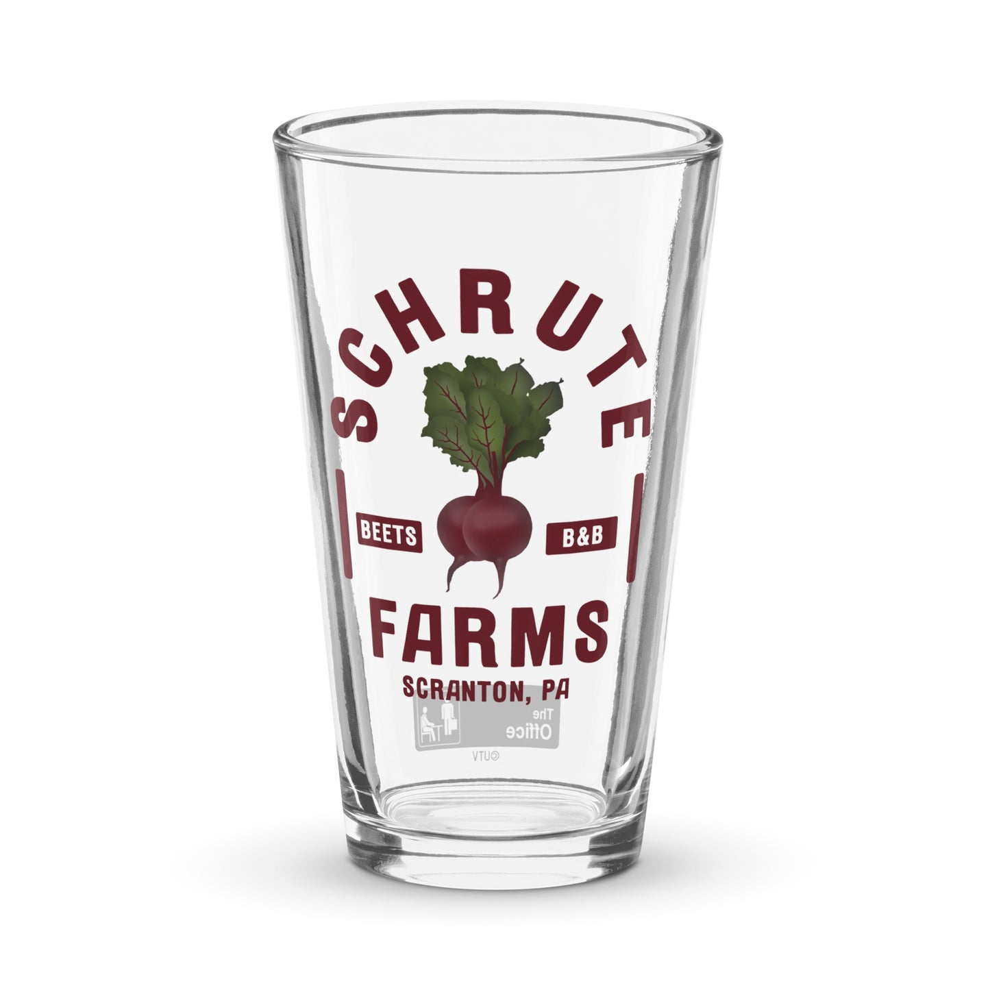 The Office The Office Schrute Farms Pint Glass Shaker Pint Glass