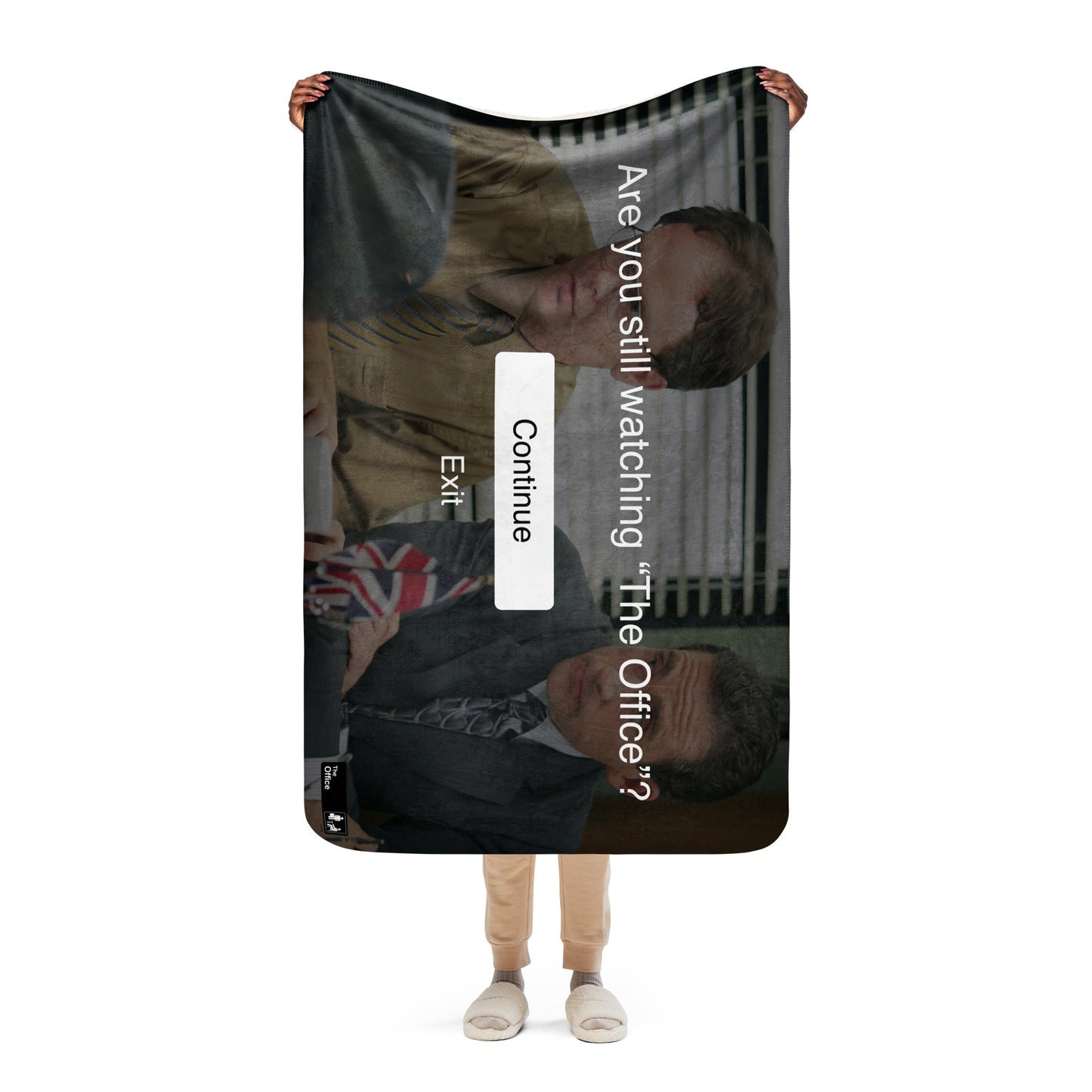 The Office Are You Still Watching? Sherpa Blanket