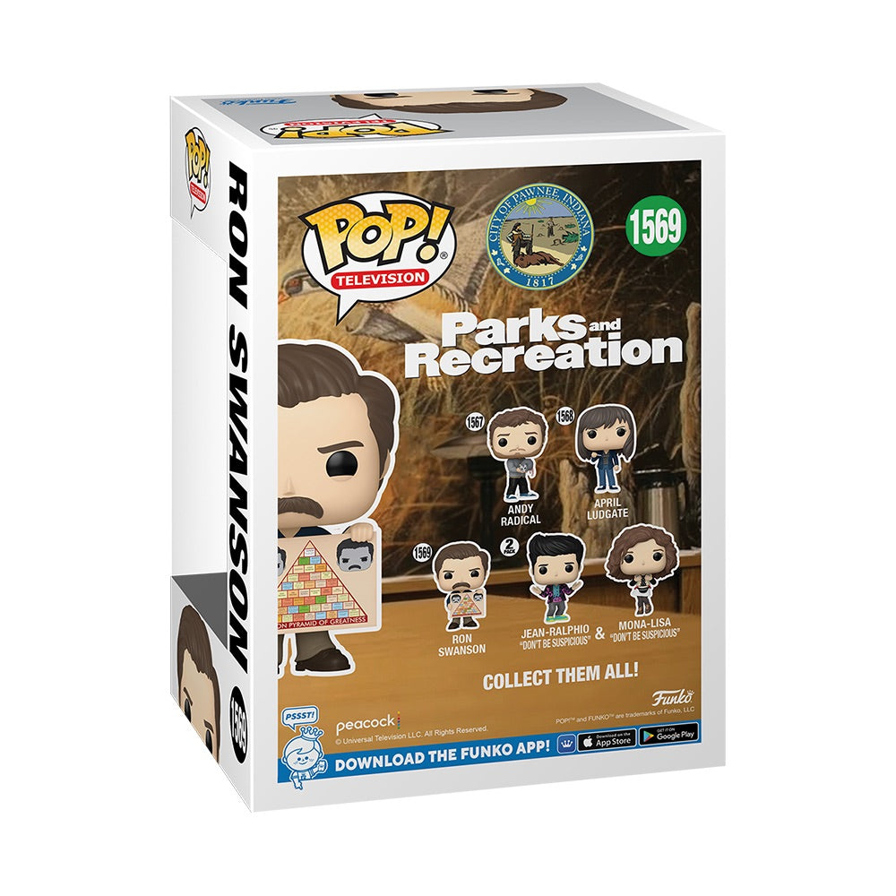 Funko POP TV: Parks and Recreation 15th Anniversary - Ron Funko