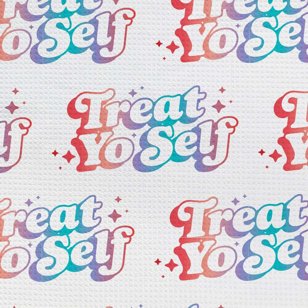 Parks and Recreation Treat Yo Self Kitchen Towel