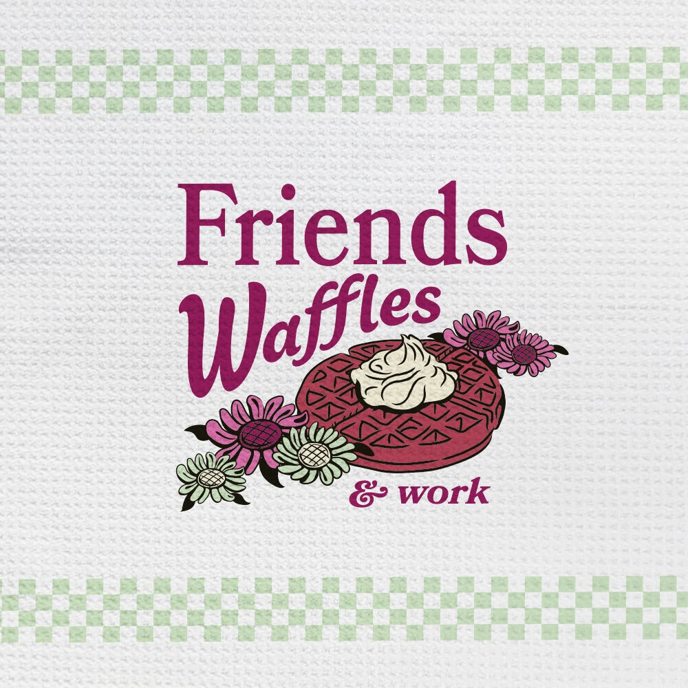 Parks and Recreation Waffles Kitchen Towel