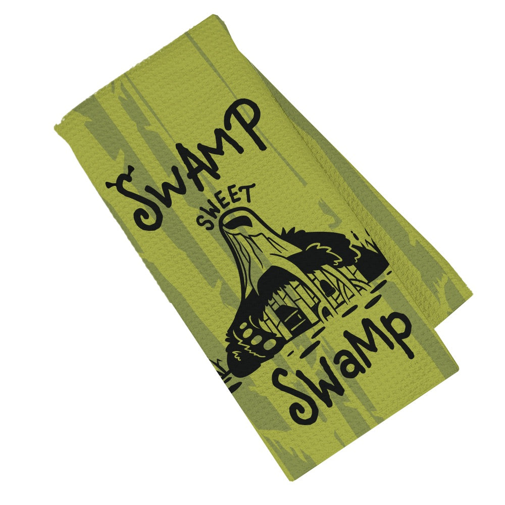 Shrek Swamp Sweet Swamp Kitchen Towel