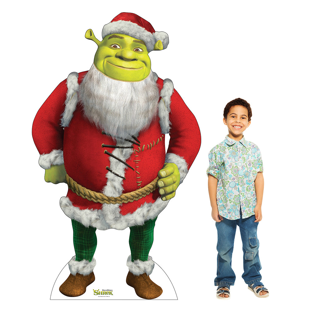 Shrek Holiday Cardboard Cutout Standee