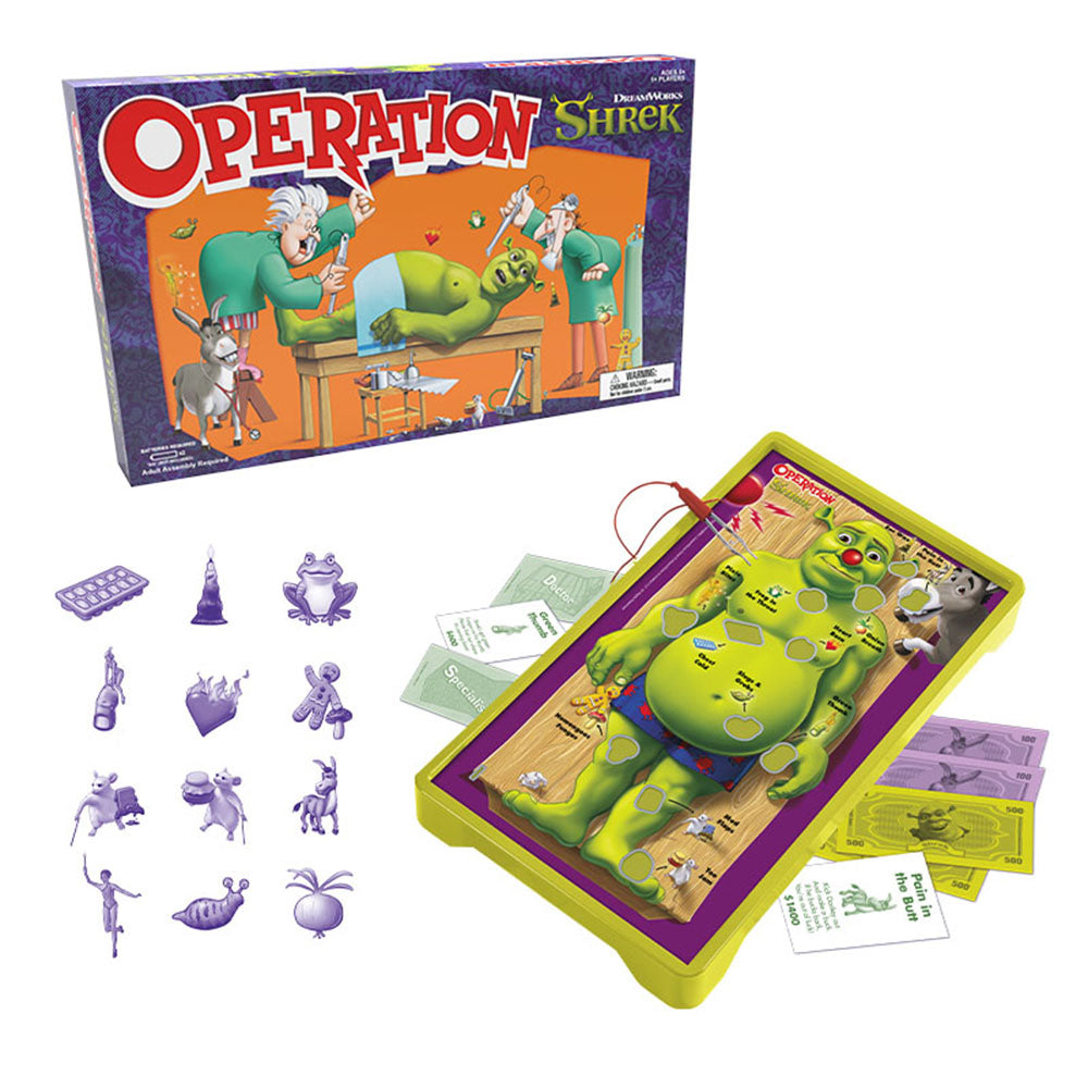 Shrek Operation Board Game