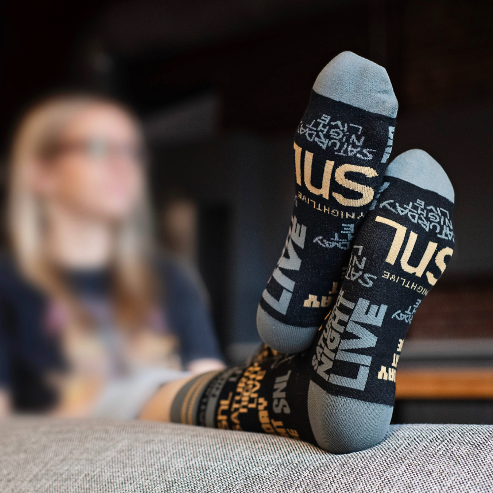 Saturday Night Live SNL 50th Anniversary Socks