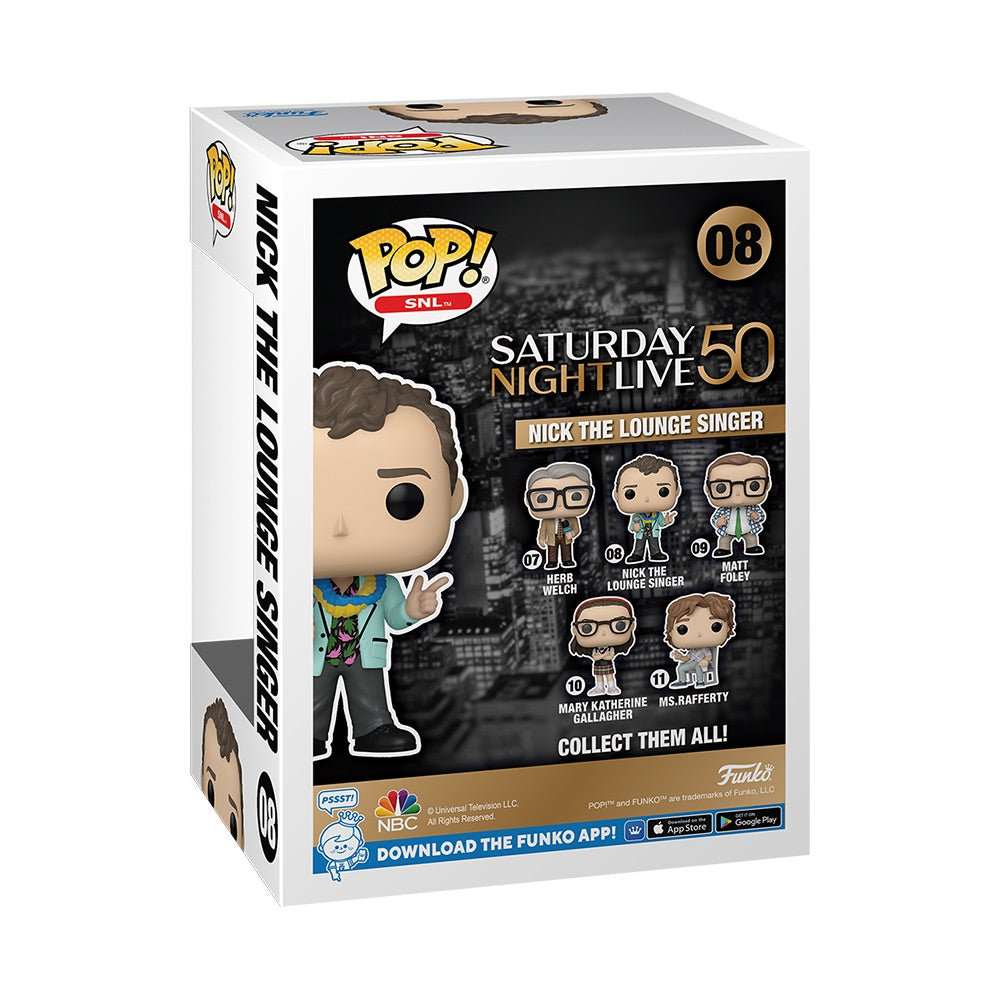 Saturday Night Live 50th Anniversary Nick the Lounge Singer Funko Pop! Figure